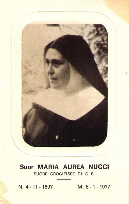 Nucci Sr. Maria Aurea   m. 5.1.1977