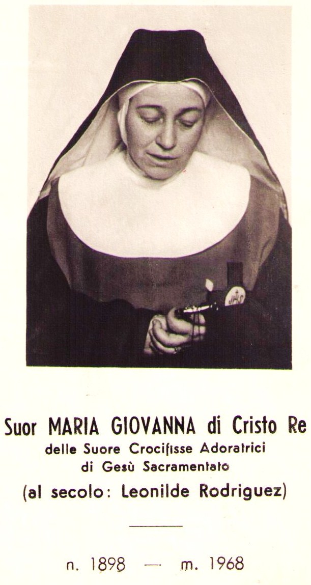 Rodriguez Sr.Giovanna m. 31.5.1968 a San Giorgio a Cremano