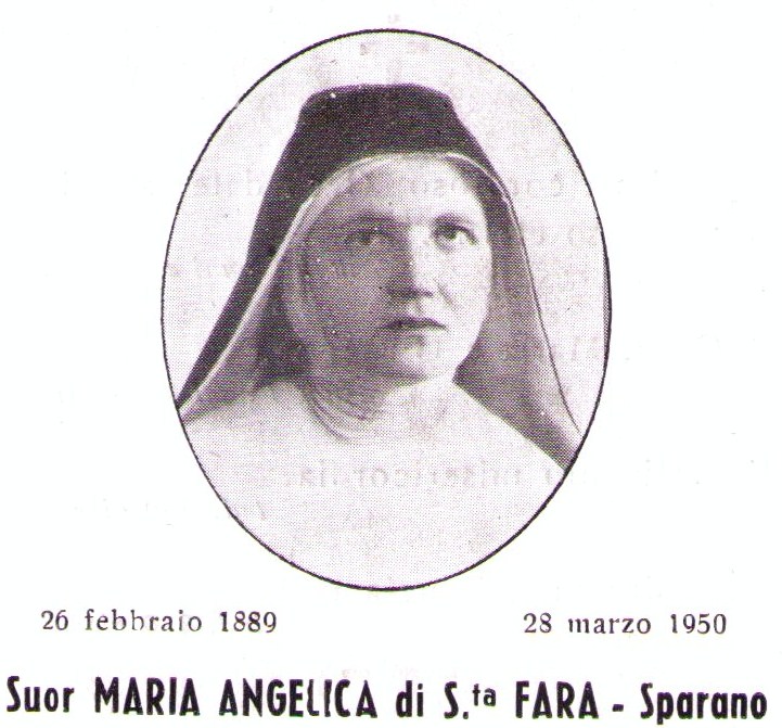 Sparano Sr. Angelica    m. 28.3.1950 a San Giorgio a Cremano