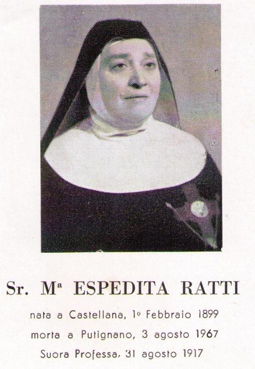 Ratti Sr. Espedita m. 3.8.1967 a Putignano Bari