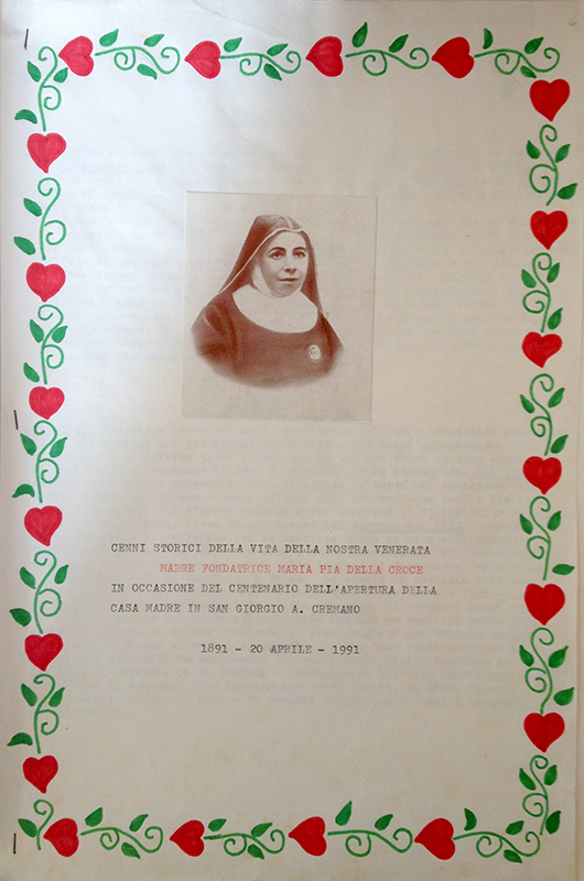 8 20.4.91 Cenni biografici di Madre Maria Pia Notari